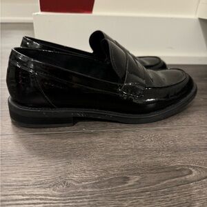 Vagabond Patent Leather Penny Loafers